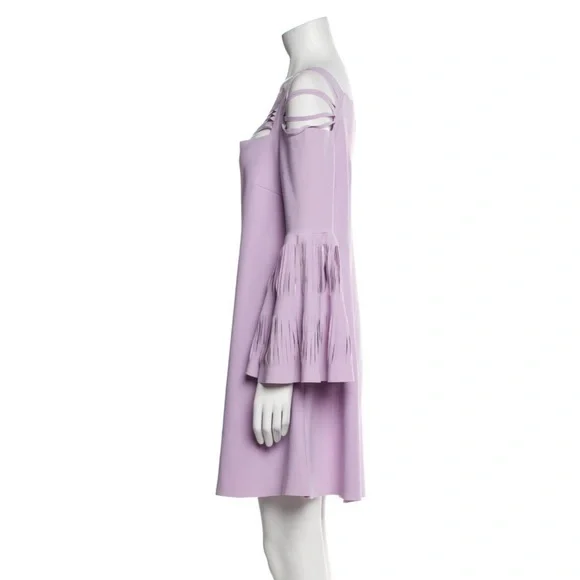 La Petite Robe Chiara Boni lazer cut Long Sleeve Dress, in lavender - Picture 3 of 7